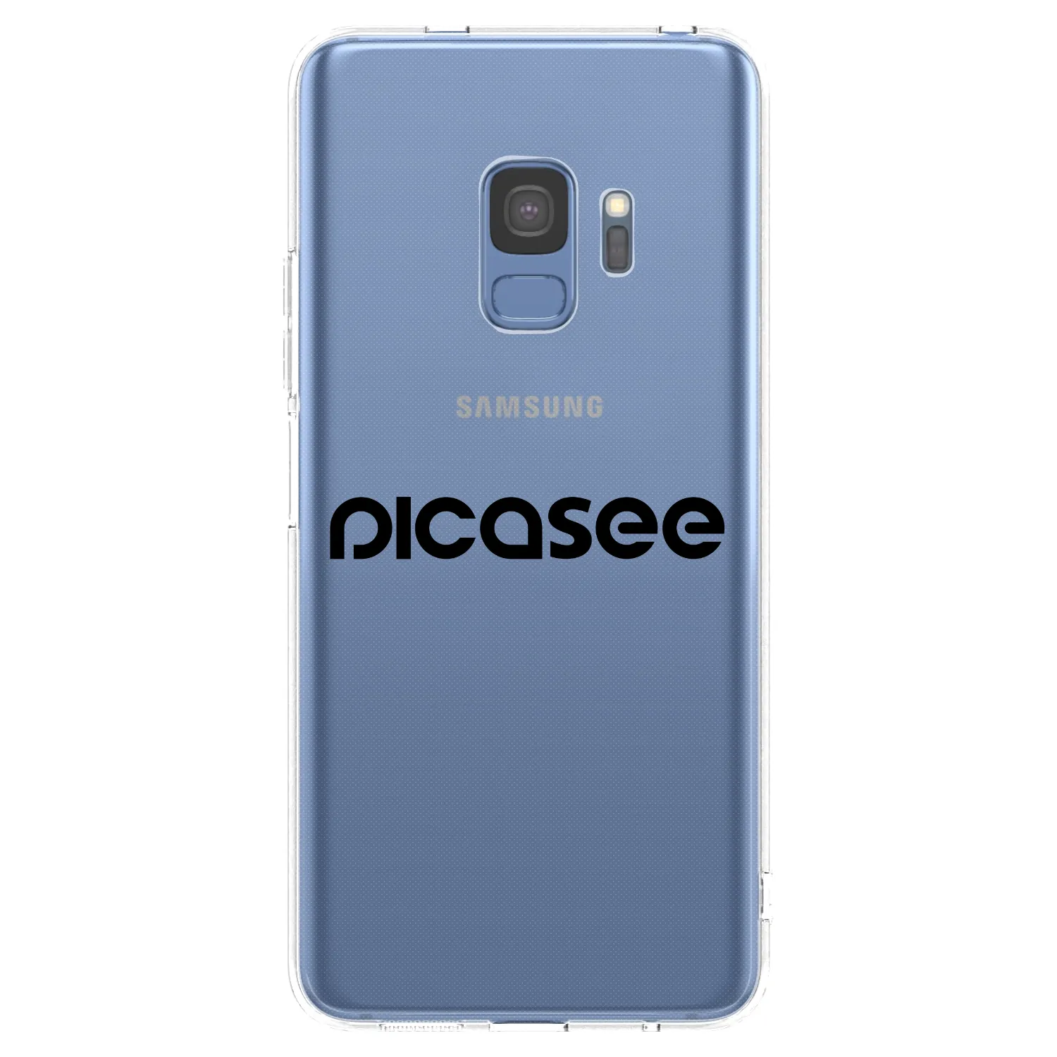 Picasee silikonový průhledný obal pro Samsung Galaxy S9 G960F - Picasee - new logo - black