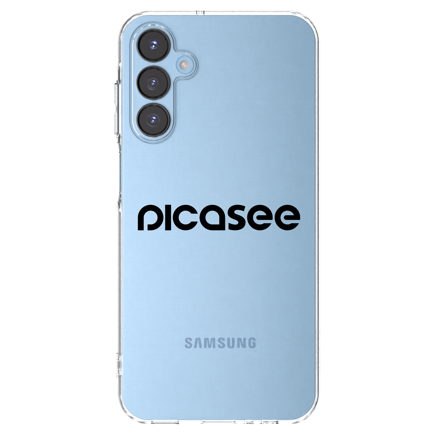 Picasee silikonový průhledný obal pro Samsung Galaxy A15 A156B 5G - Picasee - new logo - black