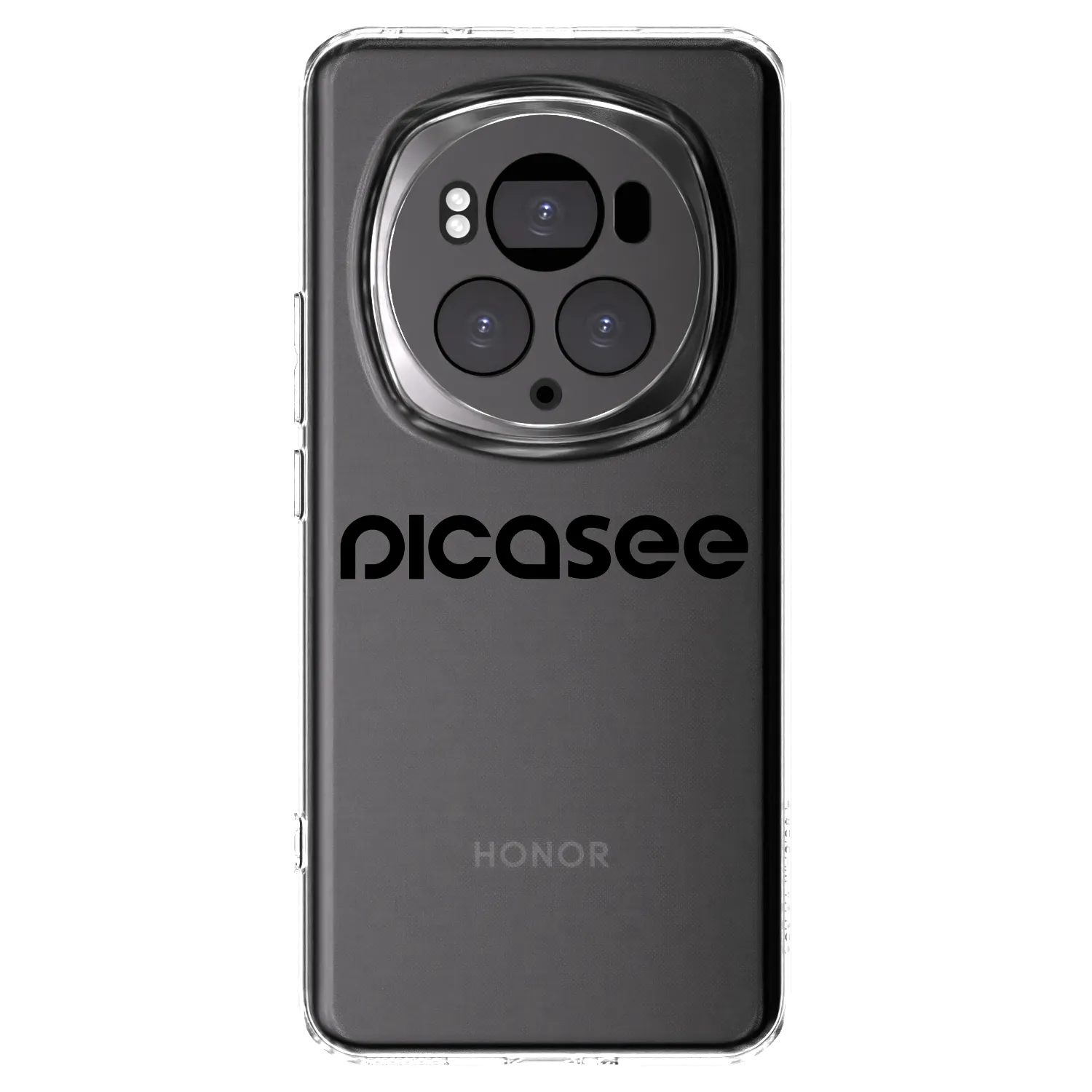 Picasee silikonový průhledný obal pro Honor Magic6 Pro - Picasee - new logo - black