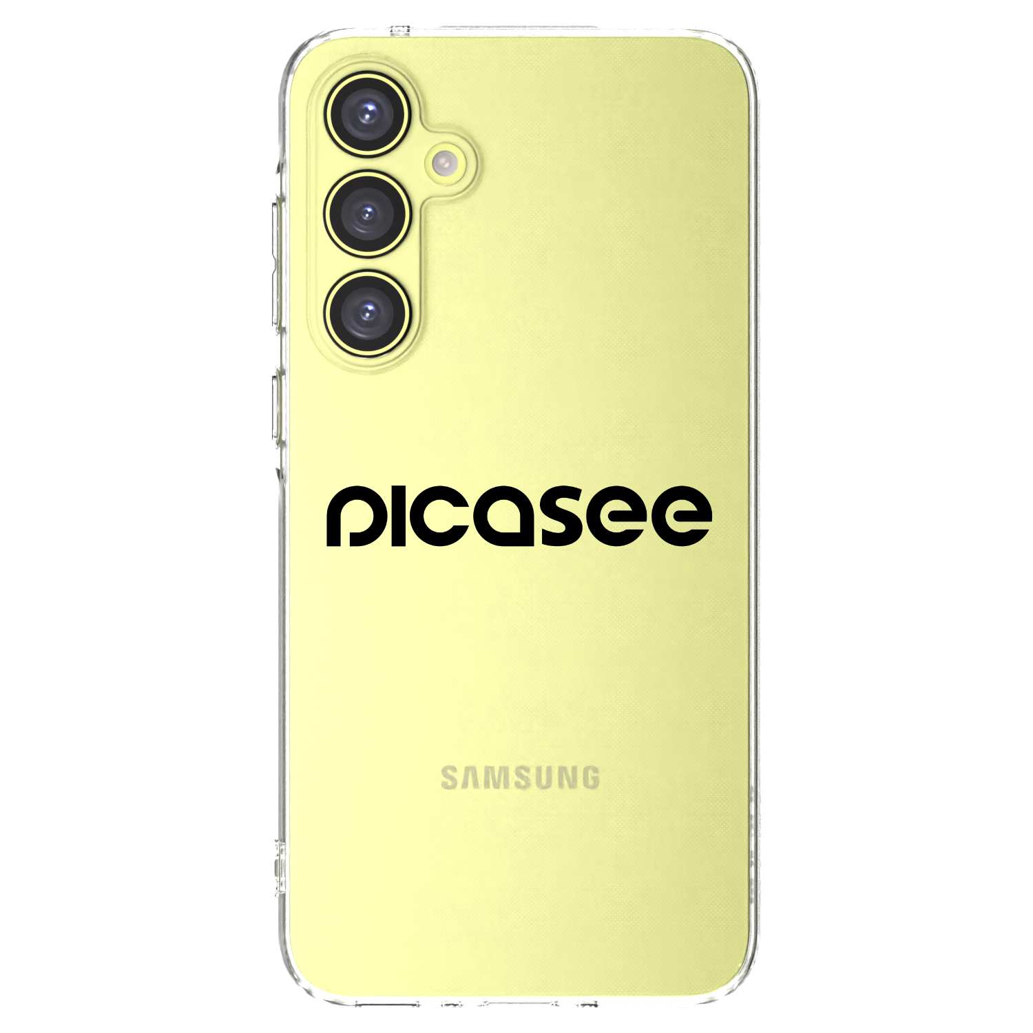 Picasee silikonový průhledný obal pro Samsung Galaxy A35 5G A356B - Picasee - new logo - black