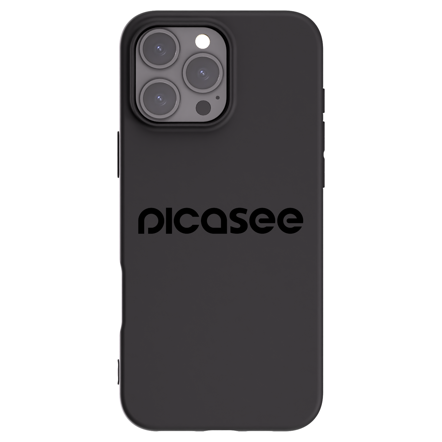 Picasee silikonový černý obal pro Apple iPhone 16 Pro Max - Picasee - new logo - black