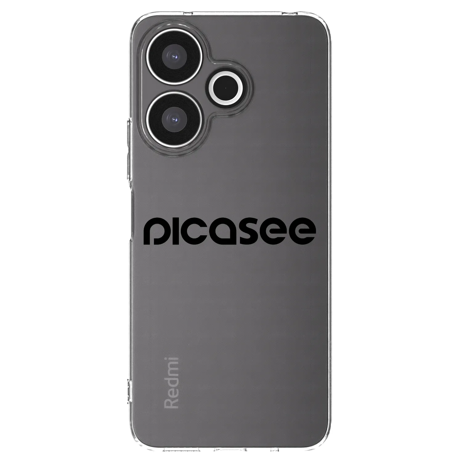 Picasee silikonový průhledný obal pro Xiaomi Redmi 13 4G - Picasee - new logo - black
