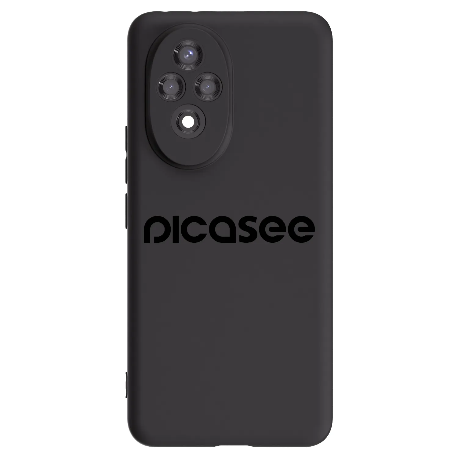 Picasee silikonový černý obal pro Honor 200 Pro 5G - Picasee - new logo - black