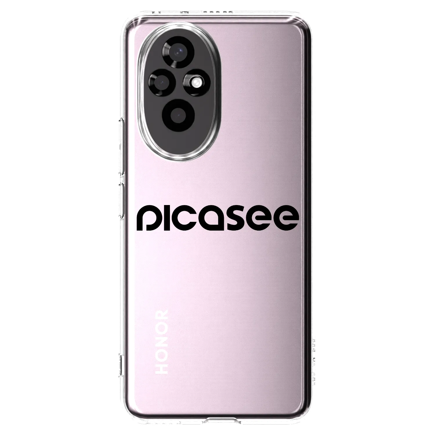 Picasee silikonový průhledný obal pro Honor 200 Pro 5G - Picasee - new logo - black