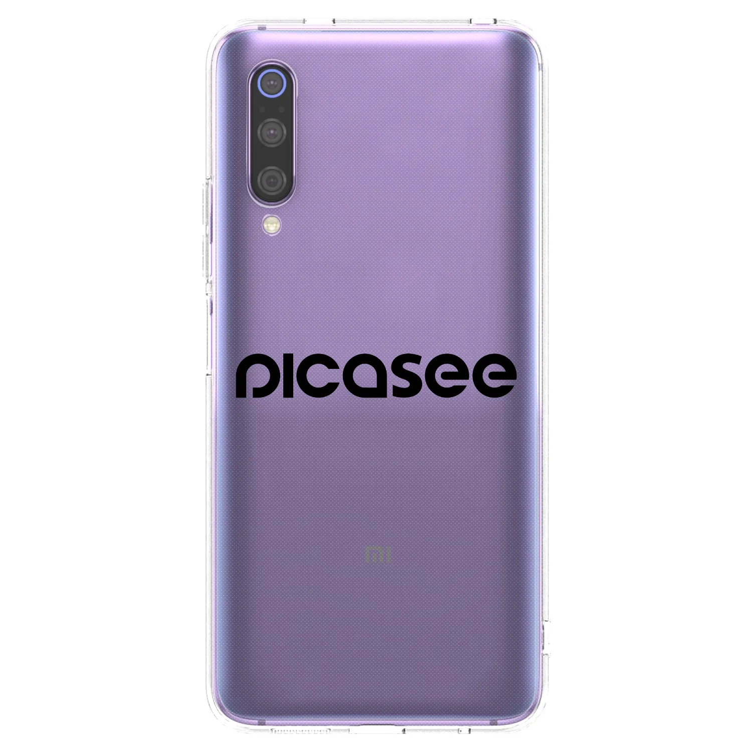 Picasee silikonový průhledný obal pro Xiaomi Mi 9 - Picasee - new logo - black