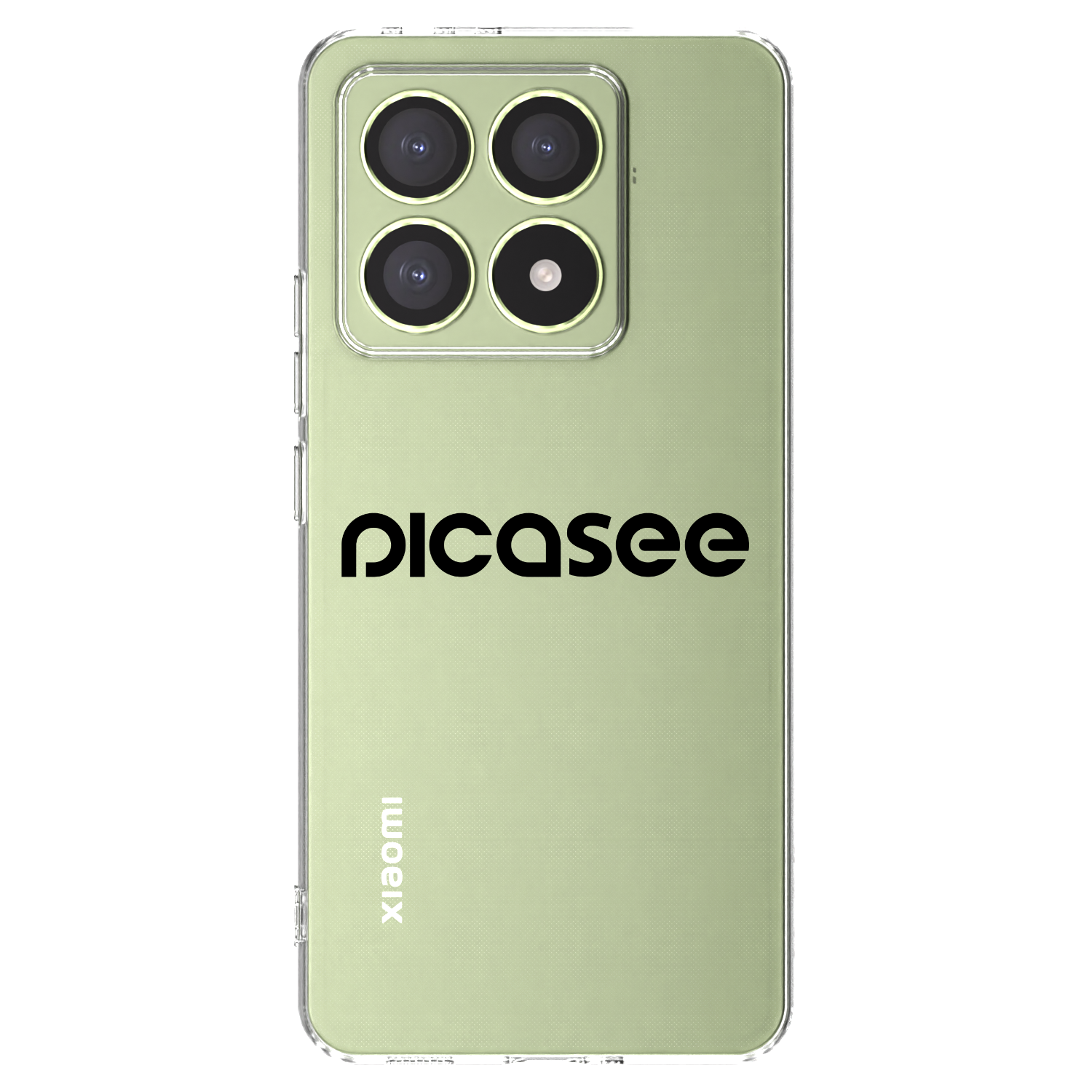 Picasee silikonový průhledný obal pro Xiaomi 14T - Picasee - new logo - black