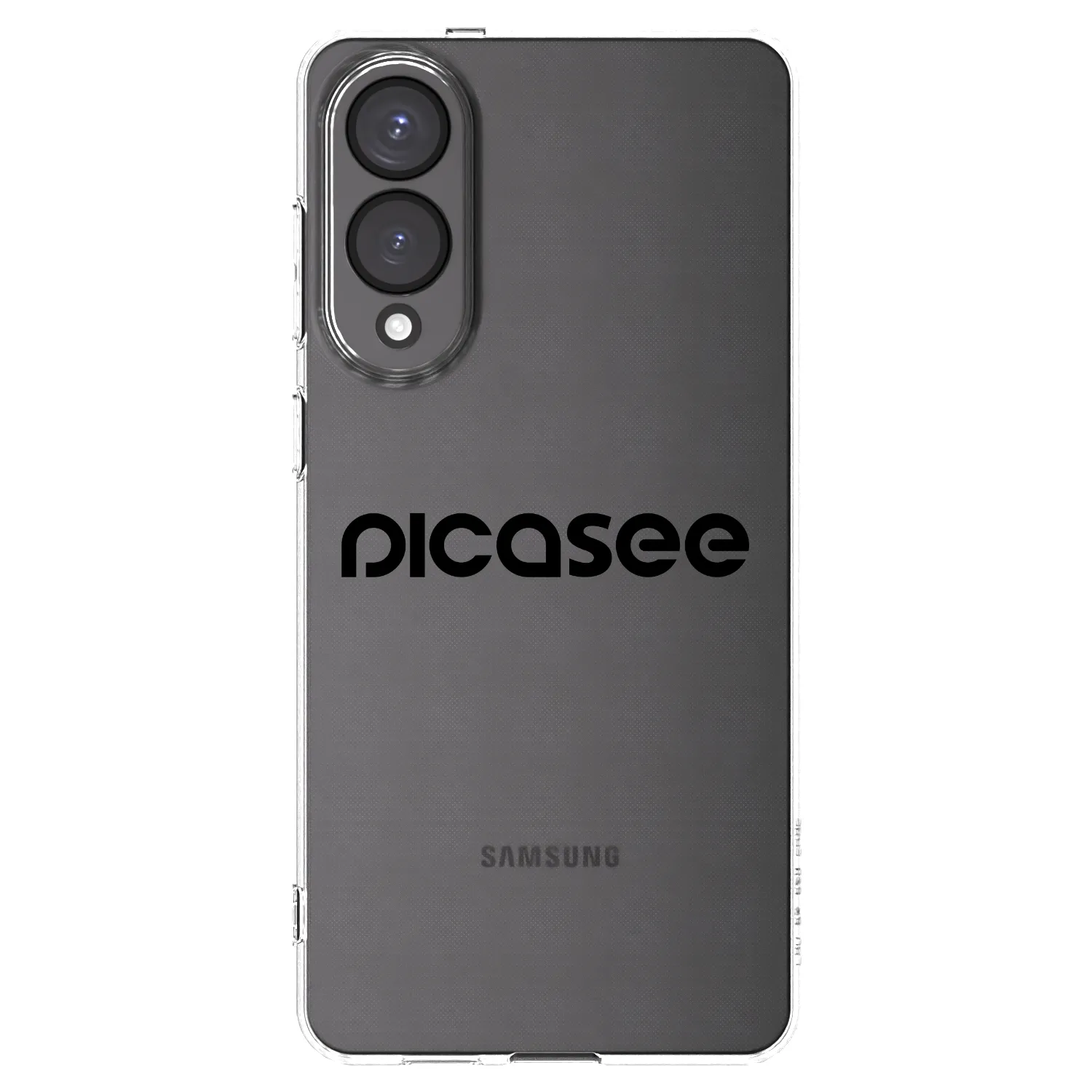 Picasee silikonový průhledný obal pro Samsung Galaxy S25 Edge 5G - Picasee - new logo - black