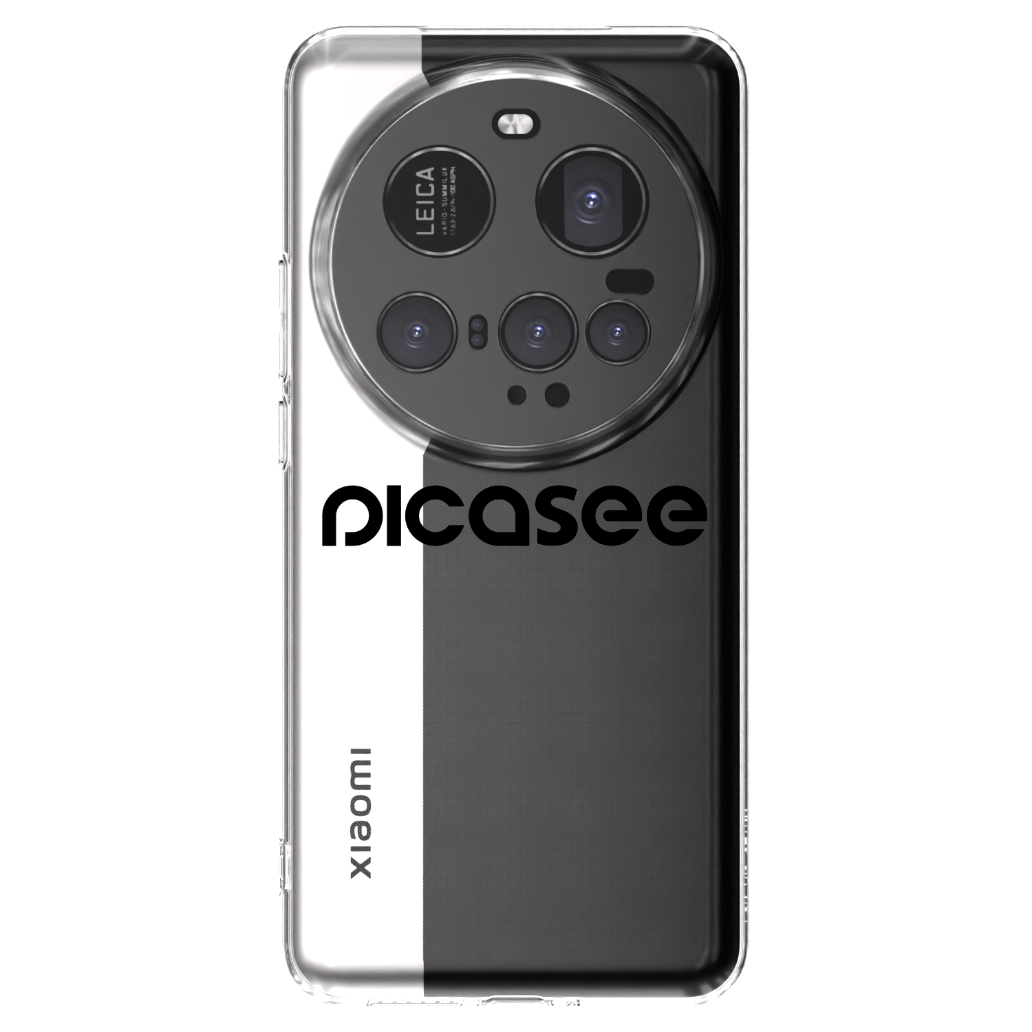 Picasee silikonový průhledný obal pro Xiaomi 15 Ultra - Picasee - new logo - black