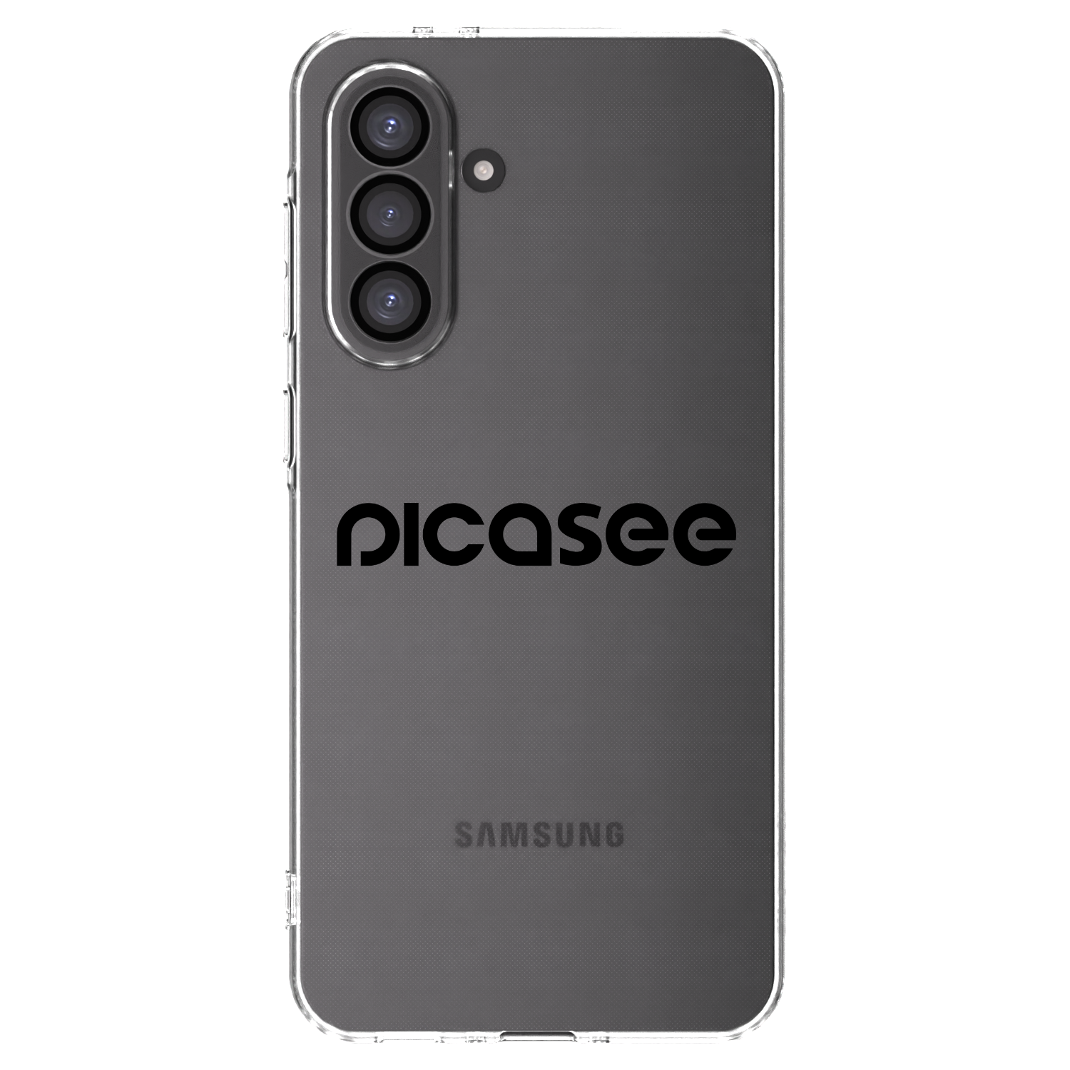 Picasee silikonový průhledný obal pro Samsung Galaxy A36 5G - Picasee - new logo - black