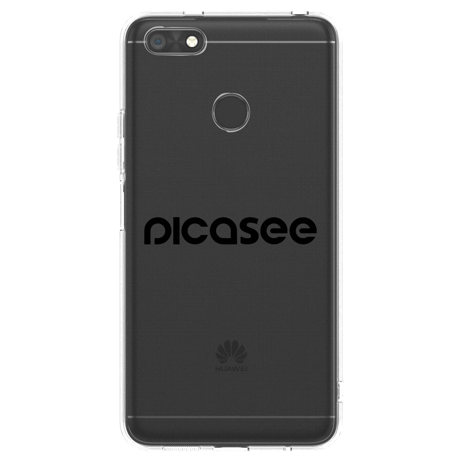 Picasee silikonový průhledný obal pro Huawei P9 Lite Mini - Picasee - new logo - black