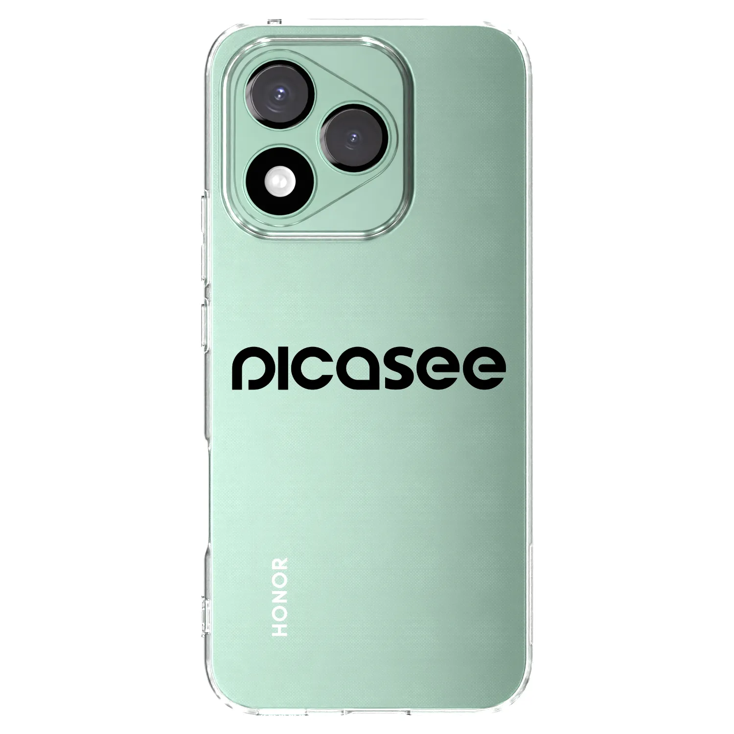 Picasee silikonový průhledný obal pro Honor 400 Lite 5G - Picasee - new logo - black