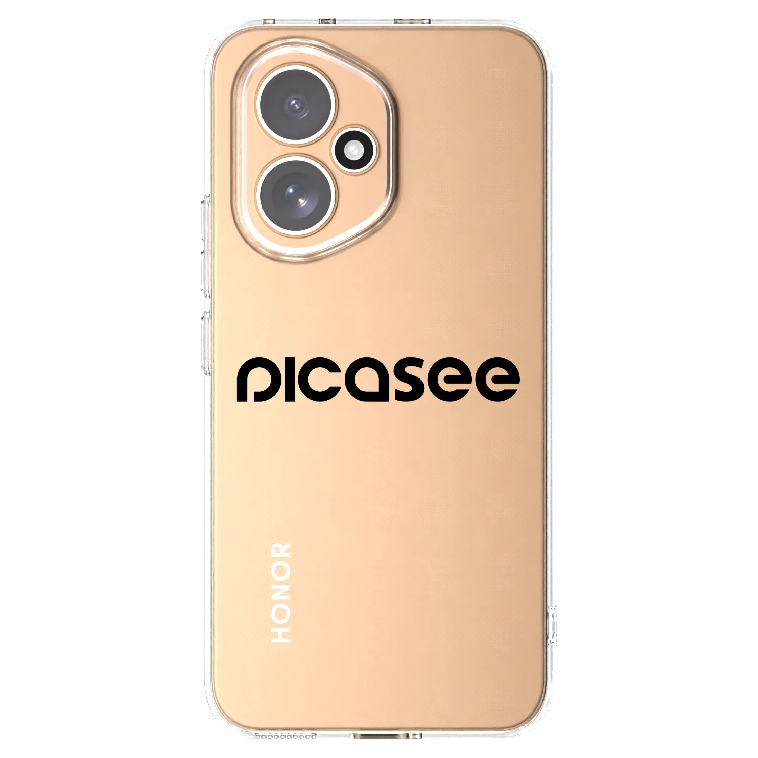 Picasee silikonový průhledný obal pro Honor 400 5G - Picasee - new logo - black