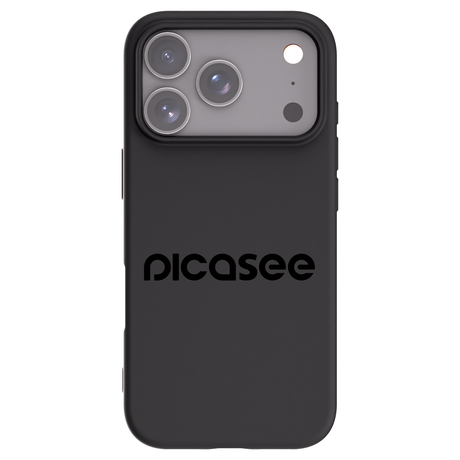 Picasee silikonový černý obal pro Apple iPhone 17 Pro - Picasee - new logo - black