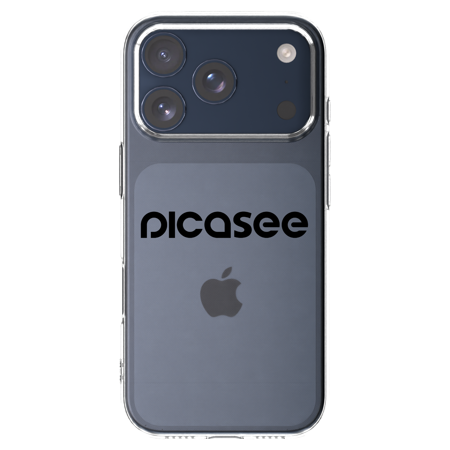 Picasee silikonový průhledný obal pro Apple iPhone 17 Pro - Picasee - new logo - black