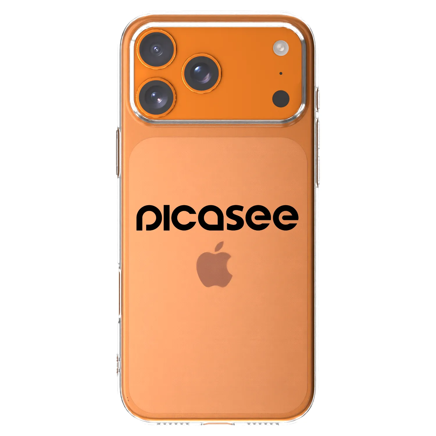 Picasee silikonový průhledný obal pro Apple iPhone 17 Pro Max - Picasee - new logo - black