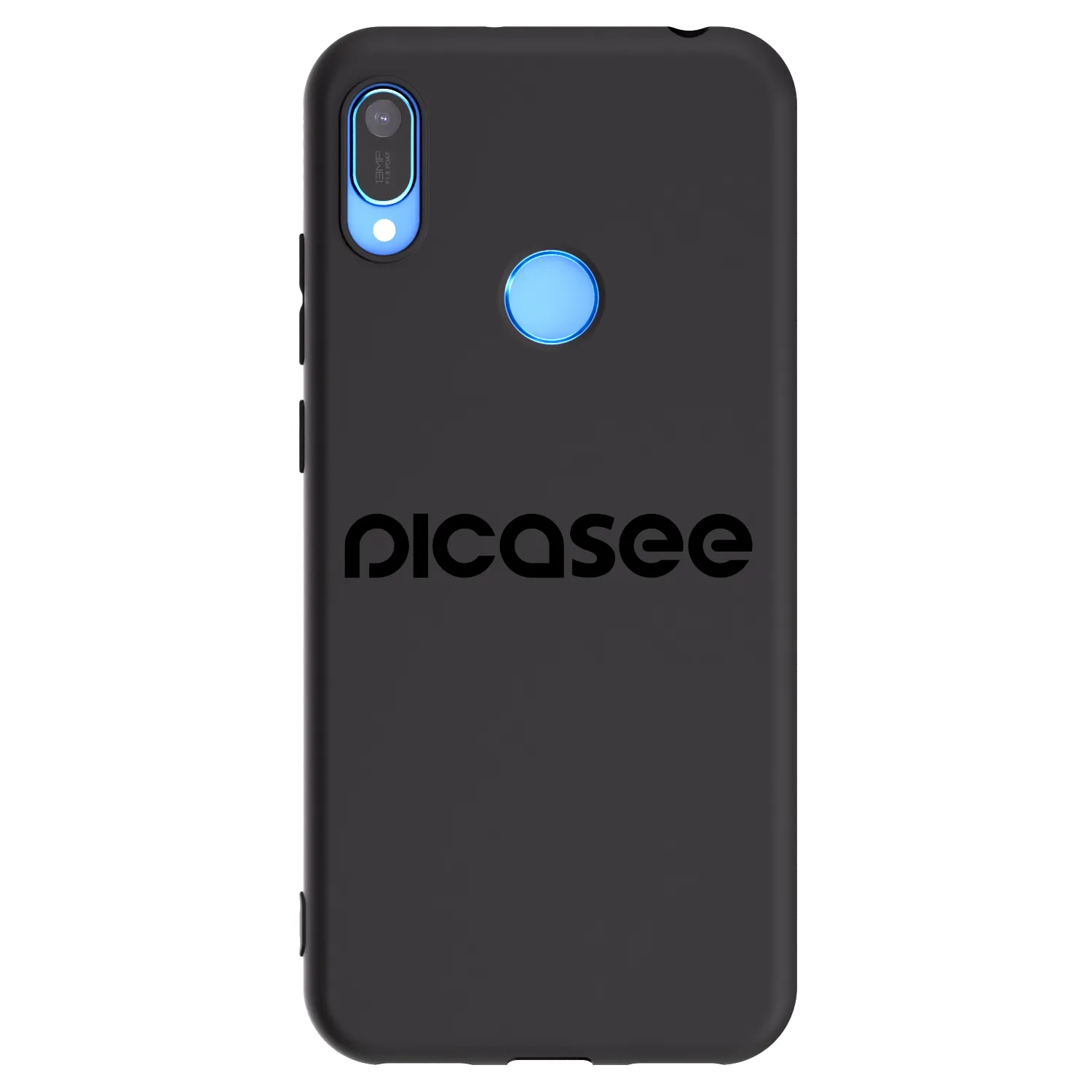 Picasee silikonový černý obal pro Huawei Y6 2019 - Picasee - new logo - black