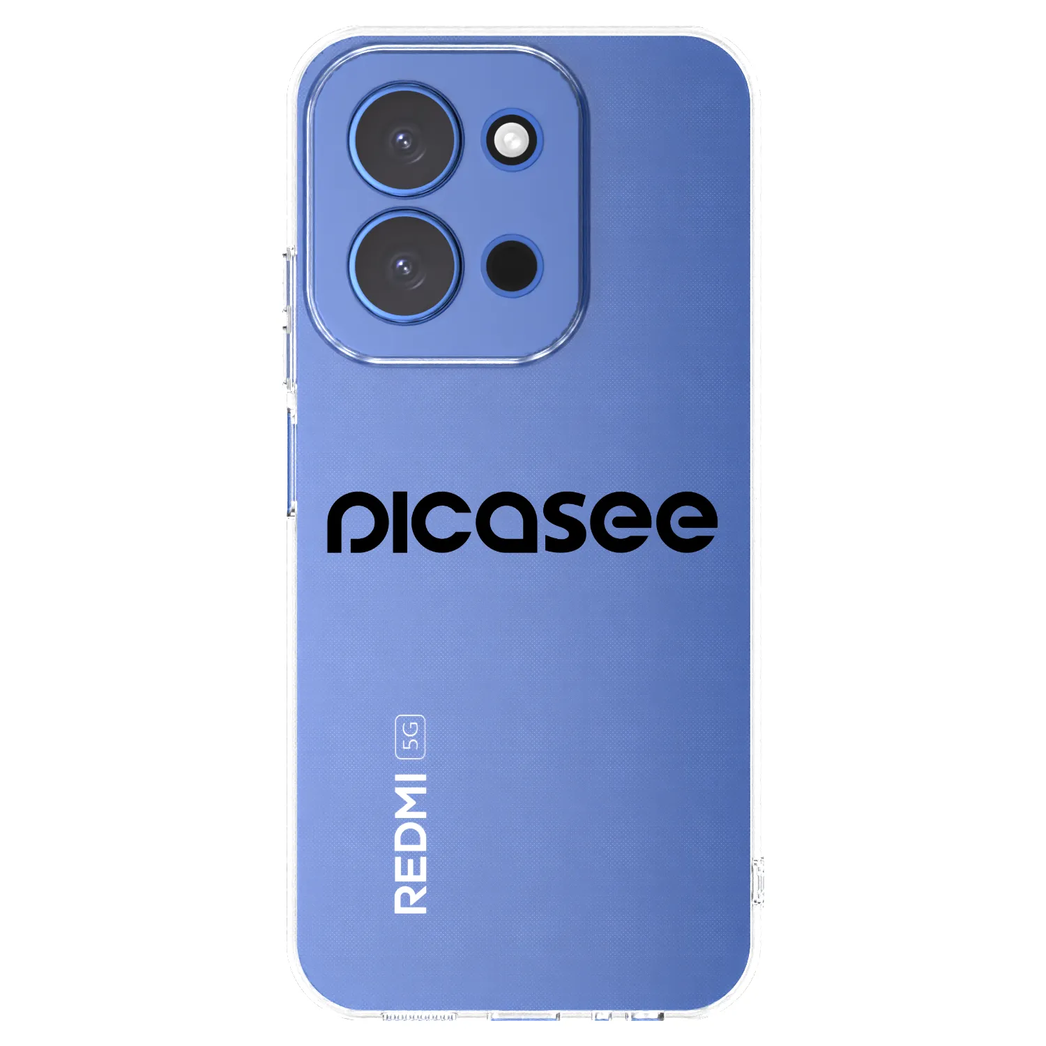 Picasee silikonový průhledný obal pro Xiaomi Redmi 15C 4G - Picasee - new logo - black