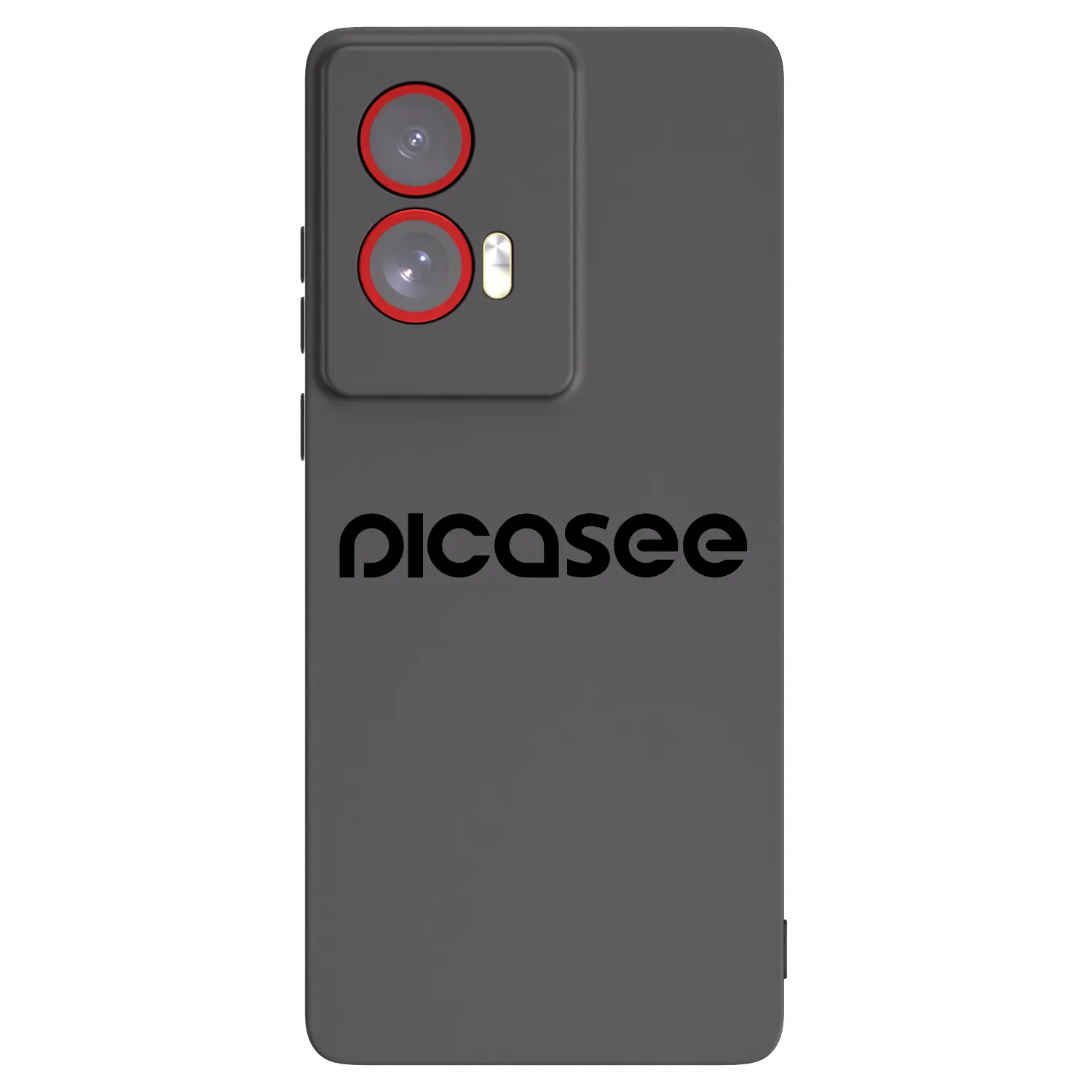 Picasee silikonový černý obal pro Motorola Edge 50 Fusion - Picasee - new logo - black