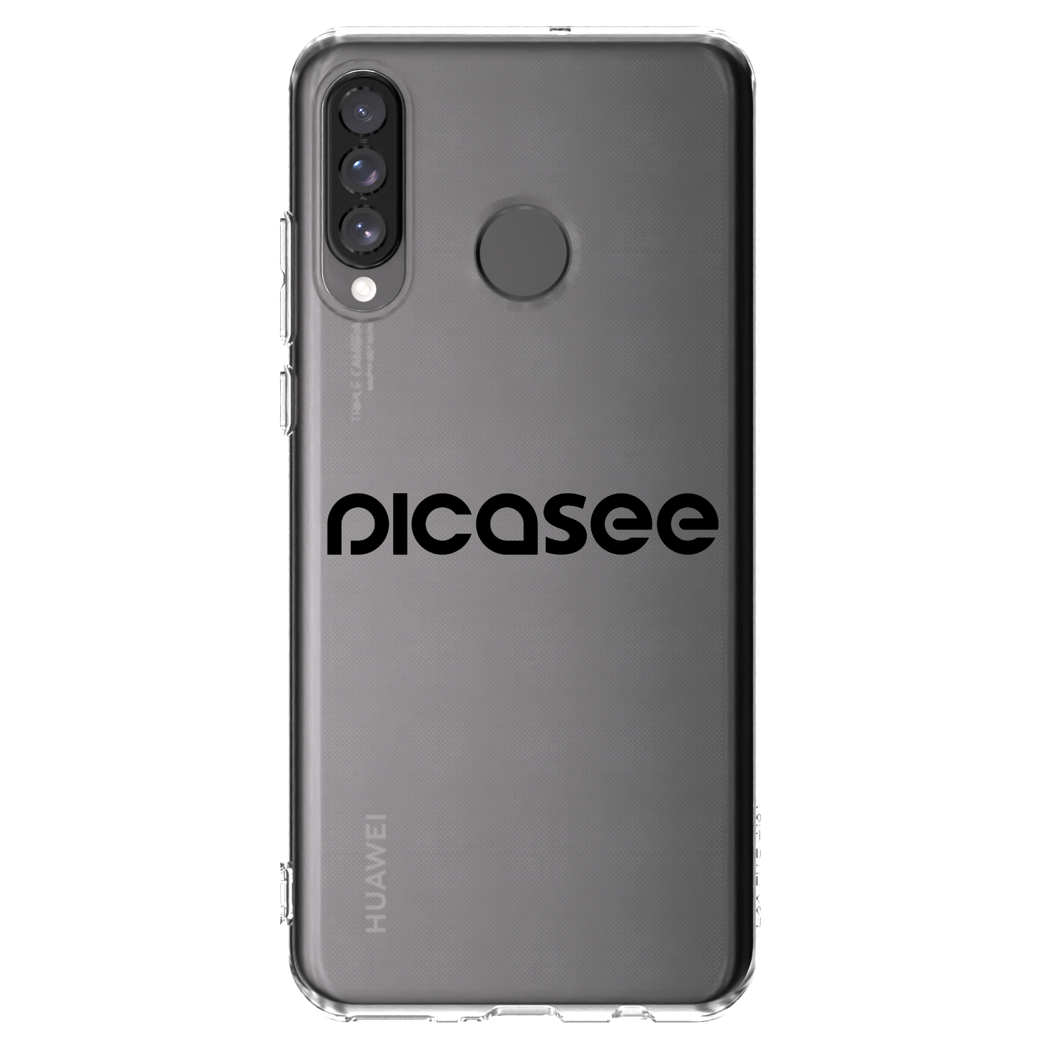 Picasee silikonový průhledný obal pro Huawei P30 Lite - Picasee - new logo - black
