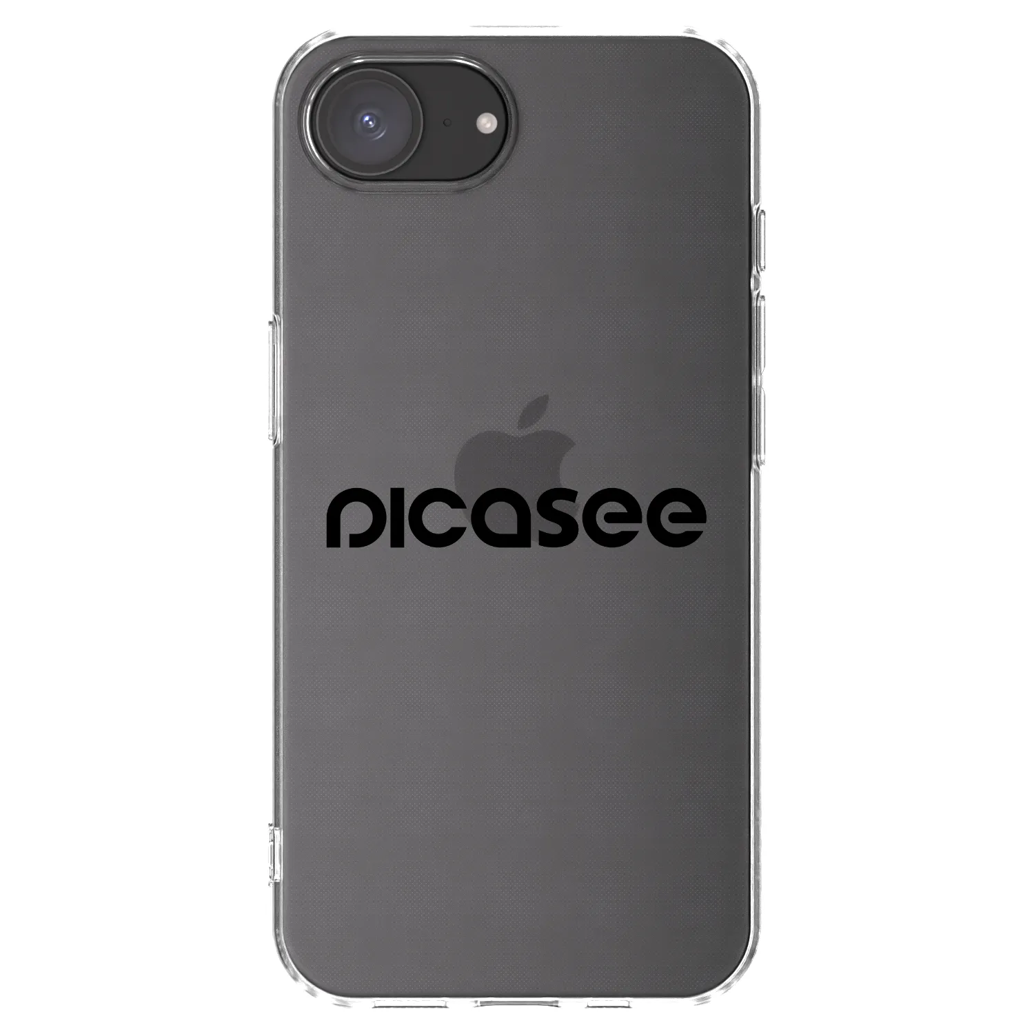 Picasee silikonový průhledný obal pro Apple iPhone 17e - Picasee - new logo - black