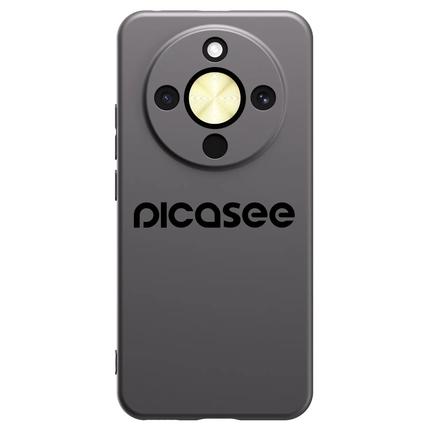 Picasee silikonový černý obal pro Honor Magic8 Lite 5G - Picasee - new logo - black