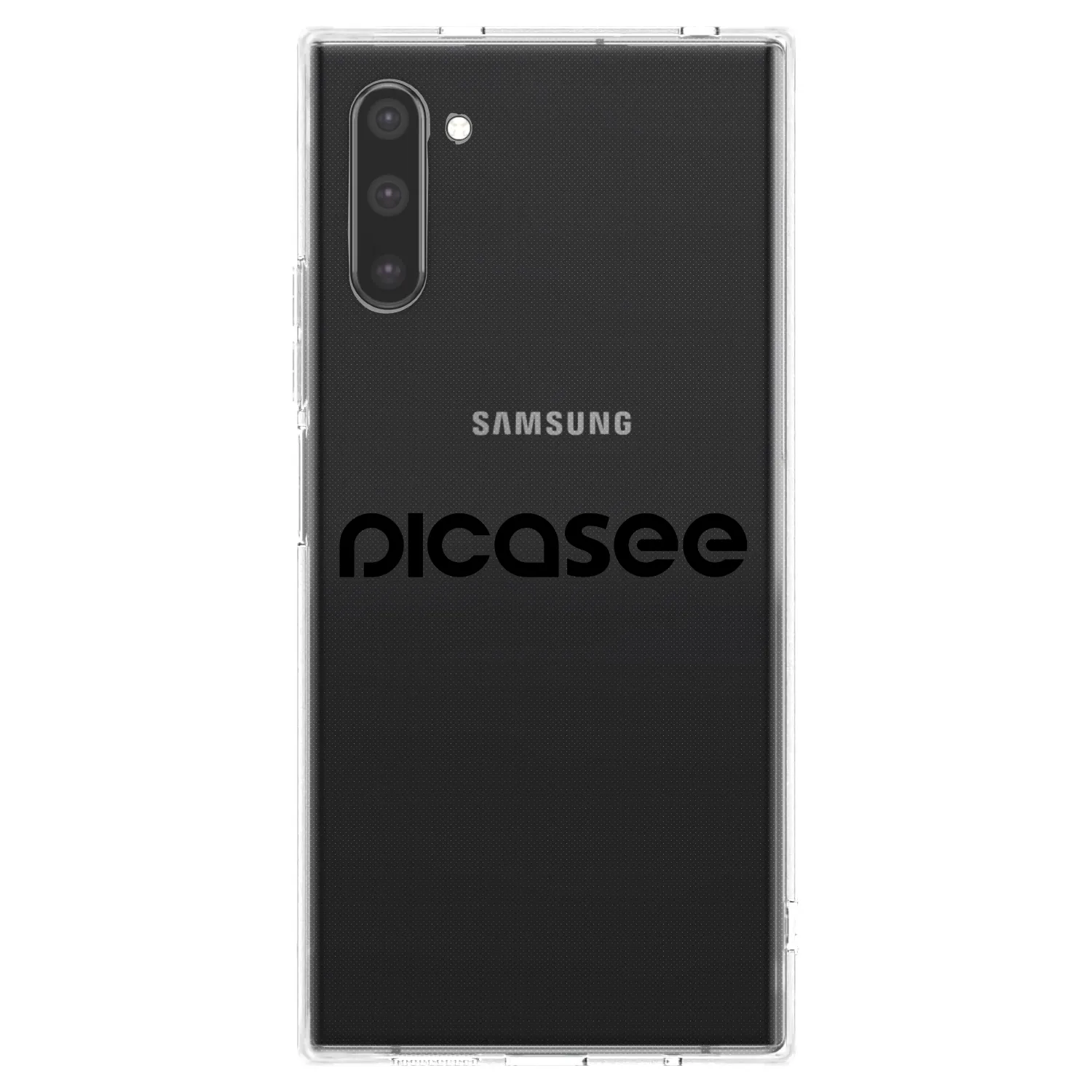 Picasee silikonový průhledný obal pro Samsung Galaxy Note 10 N970F - Picasee - new logo - black