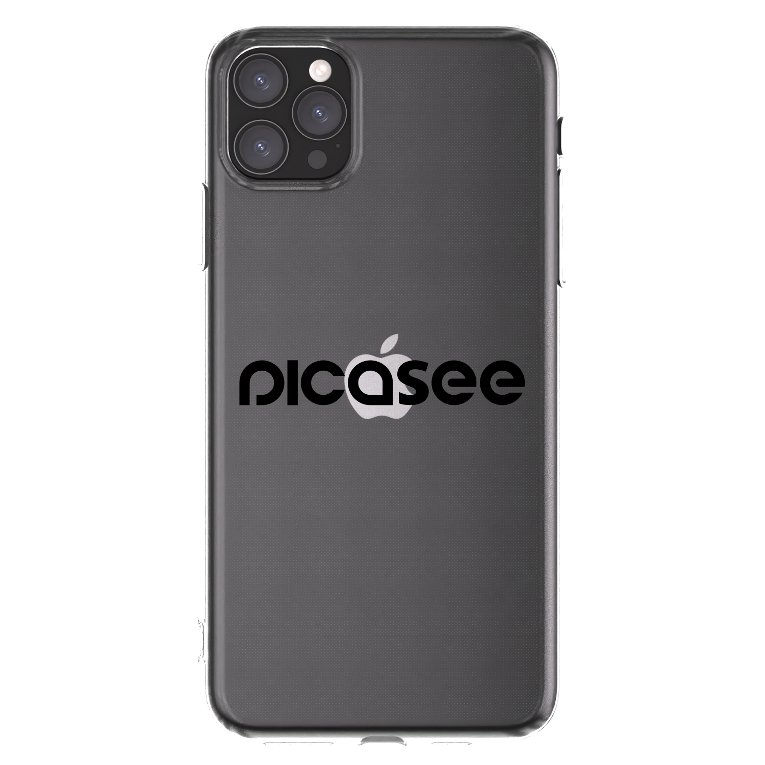 Picasee silikonový průhledný obal pro Apple iPhone 11 Pro Max - Picasee - new logo - black