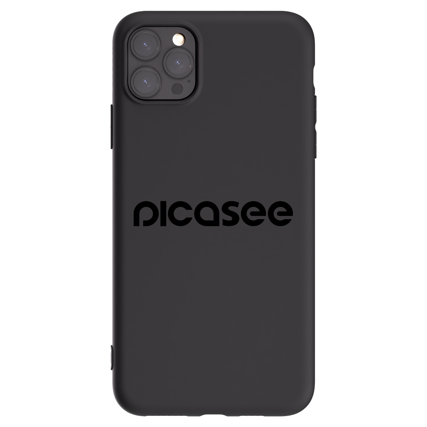 Picasee silikonový černý obal pro Apple iPhone 11 Pro Max - Picasee - new logo - black