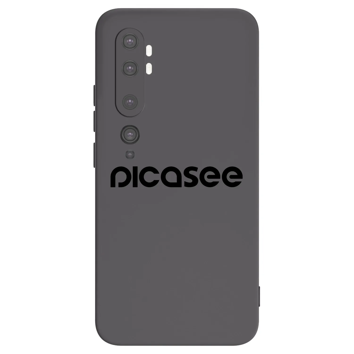 Picasee silikonový černý obal pro Xiaomi Mi Note 10 (Pro) - Picasee - new logo - black