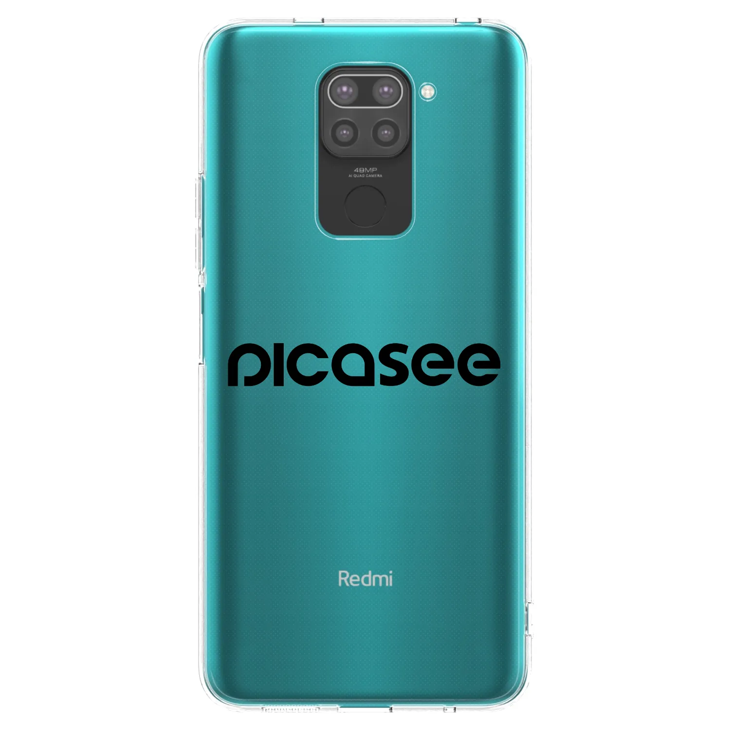 Picasee silikonový černý obal pro Xiaomi Redmi Note 9 - Picasee - new logo - black