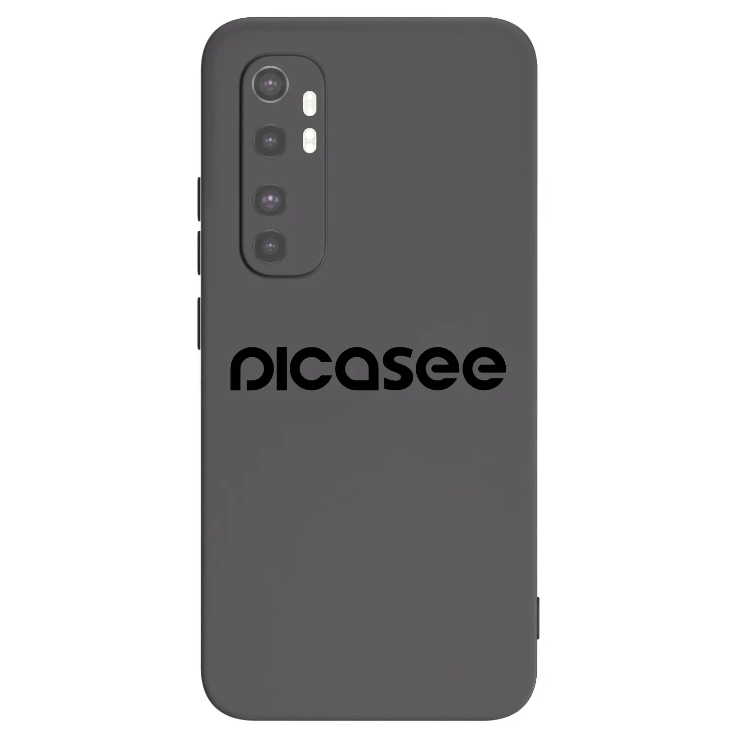 Picasee silikonový černý obal pro Xiaomi Mi Note 10 Lite - Picasee - new logo - black