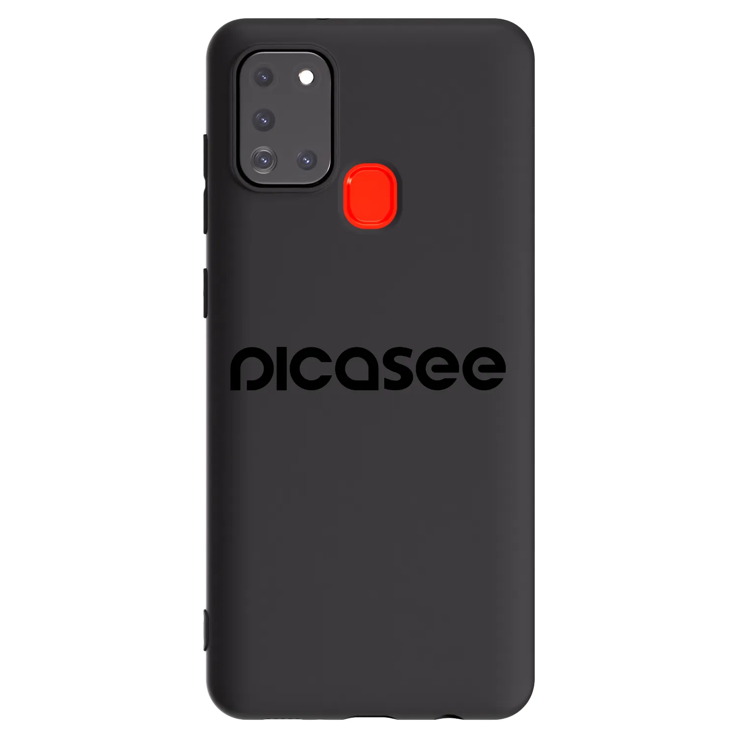 Picasee silikonový černý obal pro Samsung Galaxy A21s - Picasee - new logo - black
