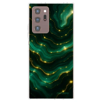 Picasee silikonový průhledný obal pro Samsung Galaxy Note 20 Ultra - Emerald