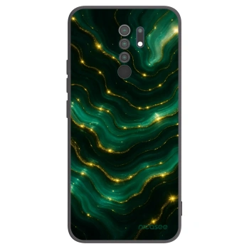 Picasee silikonový černý obal pro Xiaomi Redmi 9 - Emerald