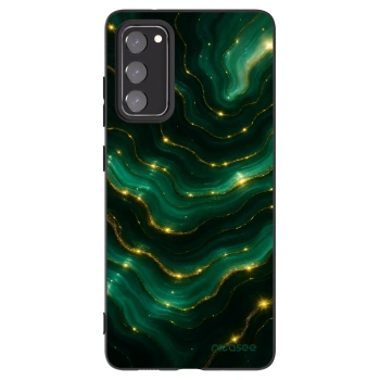 Picasee silikonový černý obal pro Samsung Galaxy S20 FE - Emerald