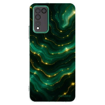 Picasee silikonový průhledný obal pro Honor 10X Lite - Emerald