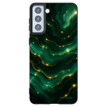 Picasee silikonový černý obal pro Samsung Galaxy S21+ 5G G996F - Emerald