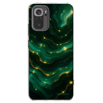 Picasee silikonový průhledný obal pro Xiaomi Redmi Note 10S - Emerald
