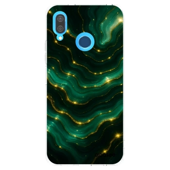 Picasee silikonový průhledný obal pro Huawei P20 Lite - Emerald