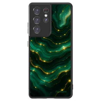 Picasee ULTIMATE CASE pro Samsung Galaxy S21 Ultra 5G G998B - Emerald
