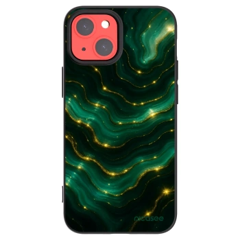 Picasee silikonový černý obal pro Apple iPhone 13 mini - Emerald