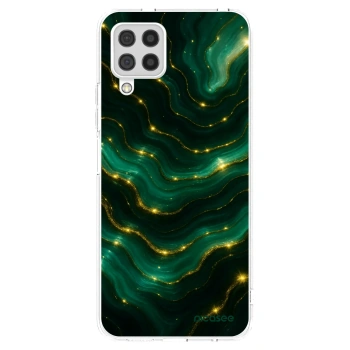 Picasee silikonový průhledný obal pro Samsung Galaxy A22 A225F 4G - Emerald