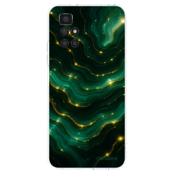 Picasee silikonový průhledný obal pro Xiaomi Redmi 10 - Emerald