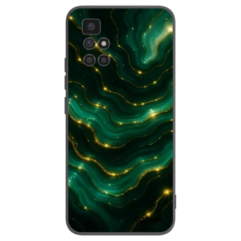 Picasee silikonový černý obal pro Xiaomi Redmi 10 - Emerald