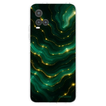 Picasee silikonový průhledný obal pro Vivo Y33s - Emerald