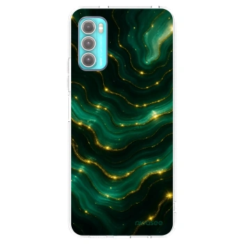 Picasee silikonový průhledný obal pro Motorola Moto G60 - Emerald