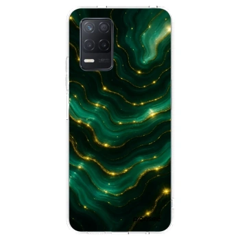 Picasee silikonový průhledný obal pro Realme 8 5G - Emerald