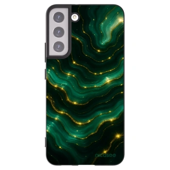 Picasee silikonový černý obal pro Samsung Galaxy S22+ 5G - Emerald