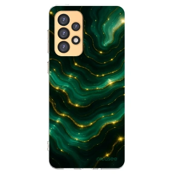Picasee silikonový průhledný obal pro Samsung Galaxy A33 5G A336 - Emerald