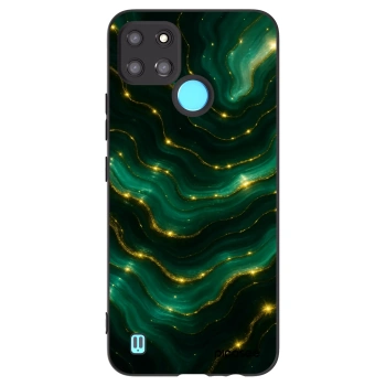 Picasee silikonový černý obal pro Realme C21Y - Emerald
